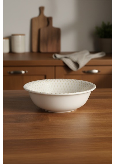 Valencia Salata Kasesi 19cm Dijital Punto Rinart Krem