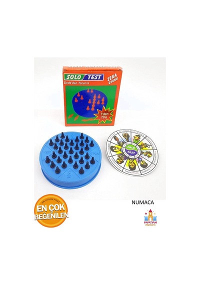 Solo Test Zeka Oyunu - Nostaljik Oyun - Eğlenceli Oyun - Zeka Testi - 7 Den 77 Ye - Dededen Toruna