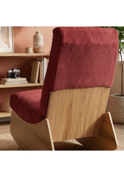 Comfort Sallanır Koltuk Tv Koltuğu Sallanan Berjer Sandalye Kırmızı