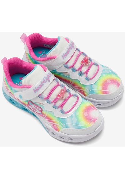Skechers Flutter Heart Lights - Groovy Swirl Büyük Kız Çocuk Beyaz Işıklı Spor Ayakkabı 303253l Wmlt Beyaz Skechers Flutter Heart Lights - Groovy Swirl Büyük Kız Çocuk Beyaz Işıklı Spor Ayakkabı 303253l Wmlt Beyaz