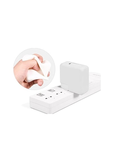 Macbook Şarj Adaptör Kılıfı Silikon 96w 87w 85w Magsafe Usb-c Uyumlu A3427 A3185 A2992 A2779 A2442 A2141 A1990 A1707 A1398 A1297 A1286 Esnek İnce Koruyucu Kapak Beyaz