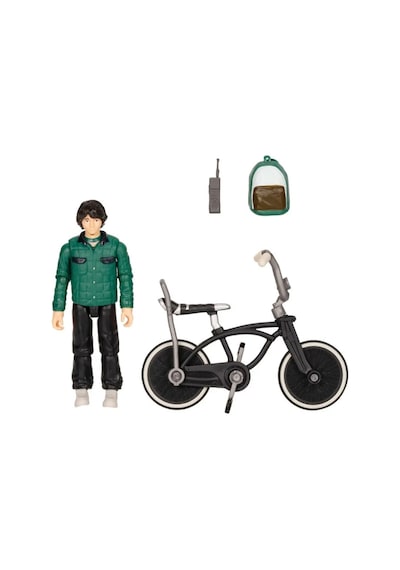 Stranger Things Mike Wheeler Bisikletli Figür 10 Cm Aksiyon Koleksiyon Oyuncak