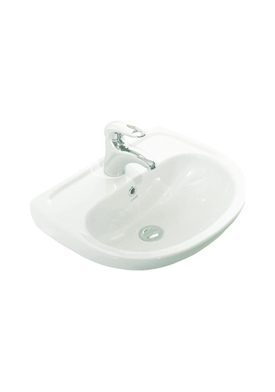 Creavit Oval Lavabo 36 x 45 CM Beyaz Delikli