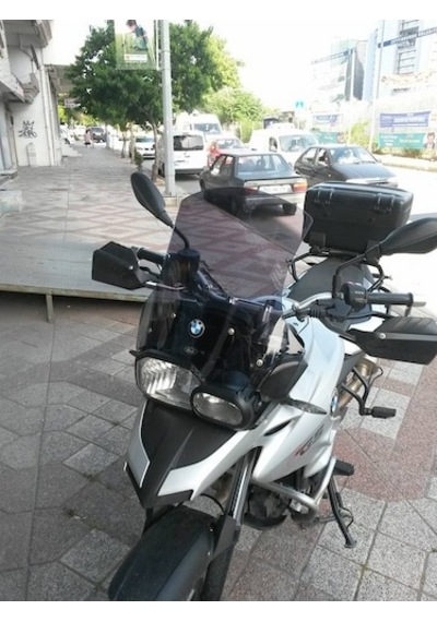 Zeus Motor 2012-2017 Bmw F 700 Gs Uyumlu Uzun Ön Cam Koyu Füme