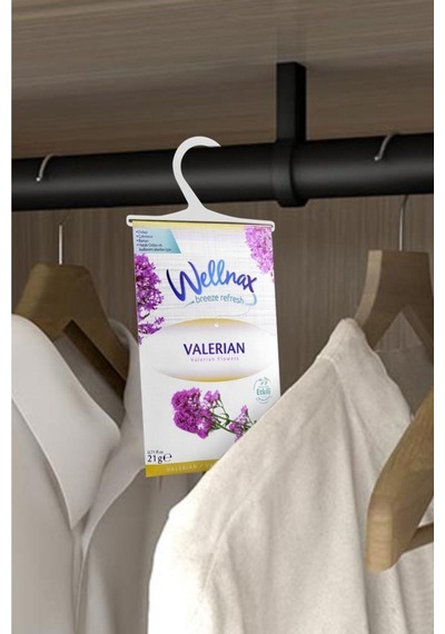 Wellnax Askılı Dolap Ve Çekmece Kokusu Valerian 8 Adet