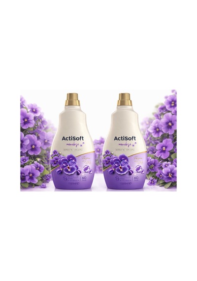 Menekşe Konsantre Çamaşır Yumuşatıcısı 1500 Ml X 2 Adet 120 Yıkama 2'li Set