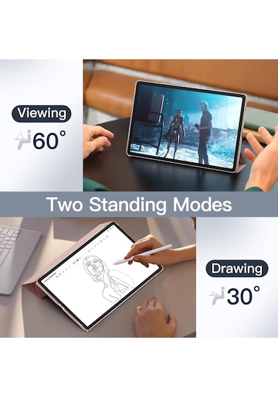 Samsung Galaxy Tab S9 Fe Sm-x510 X516 X518 Kılıf 10.9" Uyumlu Kılıf Akıllı Smart Standlı Kapaklı Kılıf