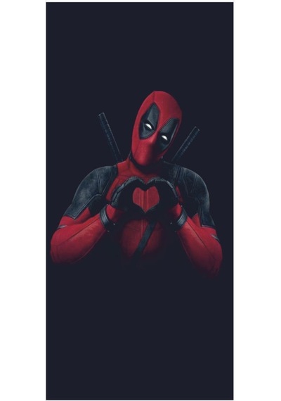 Araba Kapı Direk Kaplama Folyosu Deadpool Sağ Ve Sol 2adet