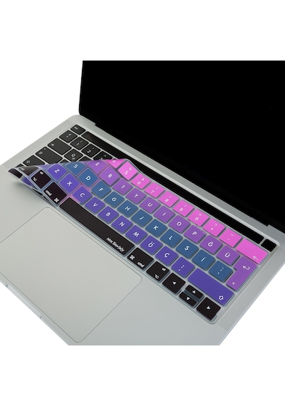 Türkçe Q Klavye Koruyucu Macbook Pro 13 15 Touch Bar Uyumlu A1706 A1989 A2159 A1707 A1990 Uk