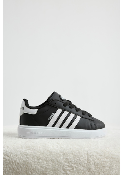 Tonny Black Rahat Kalıp Nefes Alabilen Bağcıklı Sneaker Çocuk Unisex Siyah Beyaz Sneaker Tbtmkd070 Siyah - Beyaz