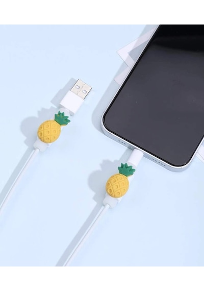 Hardal Rengi Ananas Kablo Koruyucu