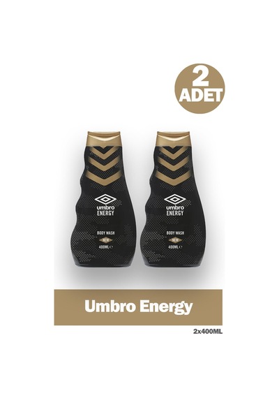 Umbro Energy Vücut Yıkama Duş Jeli Şampuanı 400 Ml 2 Adet Diğer