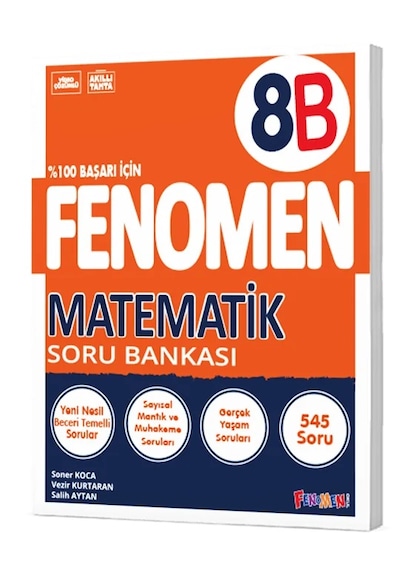 Gama Yayınları 8. Sınıf LGS Fenomen Matematik B Soru Bankası