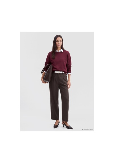 LC Waikiki Alıta Cıty Farkıyla Lcw Everyday Bordo Soft Touch Kadın Sweatshirt Bordo - 924122425 Bordo LC Waikiki Alıta Cıty Farkıyla Lcw Everyday Bordo Soft Touch Kadın Sweatshirt Bordo - 924122425 Bordo