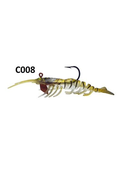 Naniwaosakashi Caridina Shrimp 7.62cm 6.5gr Silikon Karides C008