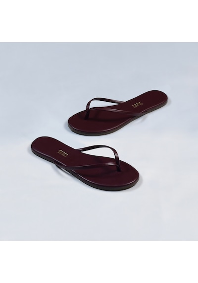 Kadın Bordo Parmak Arası Terlik Bordo