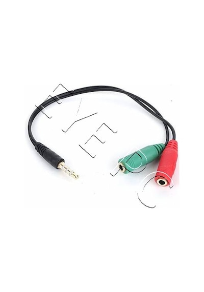 EYEPC 2X3.5Mm Stereo Dişi - 3.5Mm Stereo Erkek Y Kablo
