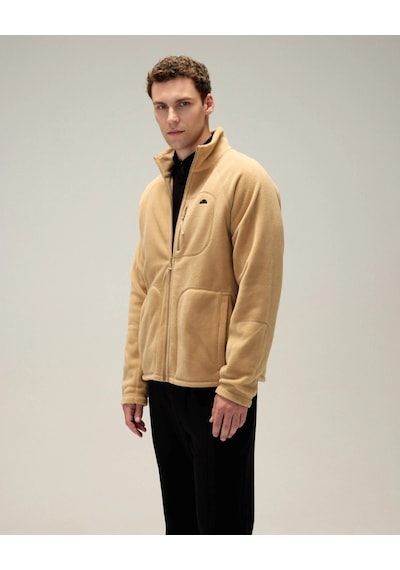 Ellesse 6wm1024-bg Erkek Fermuarlı Polar Ceket Bej