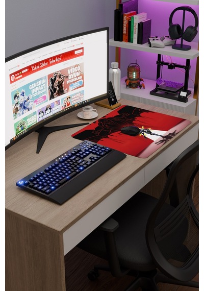 Ultrakill Kaymaz Dikişli Kauçuk Oyuncu Mousepad V5 - 48x40 Xl Gaming Mouse Pad Fare Altlığı