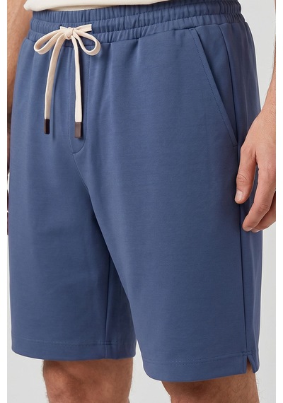 Tommy Life Petrol Standart Fit Basic Arka Cepli Erkek Şort - 81314