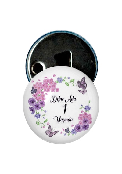 Famous Bebek Şekeri Magnet Bebek Mevlüt Hediyelik Isimli Kapak Açacak  (434856218)