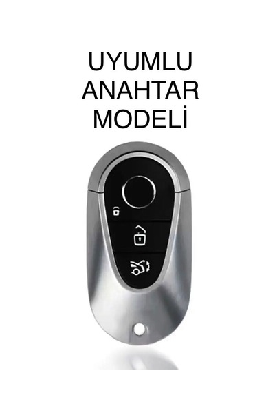 Mercedes W206 W223 S350 C260 C300 S400 S450 S500 Uyumlu Anahtar Kılıfı