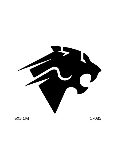 Airbrush Tattoo Puma Saldırısı Yapışkanlı Stencil Süsleme Ve Boyama Kalıbı