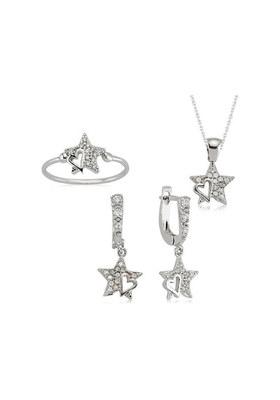Gümüş Yıldız Kadın Set (551167857)