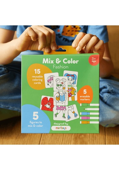 Moritoys Mix And Color - Fashion - Karıştır Renklendir Moda Puzzle
