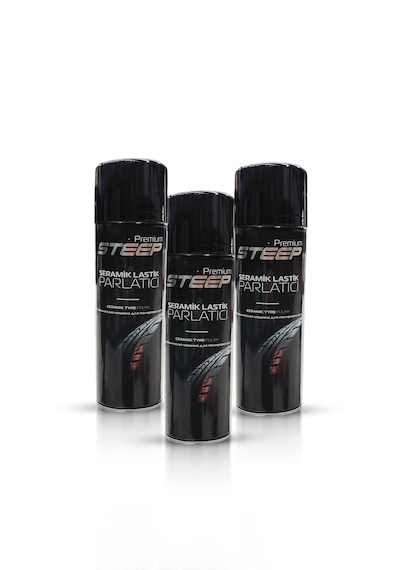 Steep Seramik Lastik & Tampon Parlatıcı Sprey 3 Adet 500ml