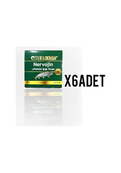 Tabib Lokman Nervojin Alabalık Yağı Masaj Kremi 6 x 100 ML