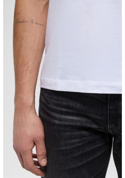 Guess Erkek Beyaz T-shirt Yüksek Kalite Pamuk Beyaz