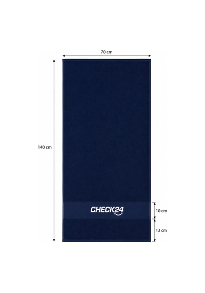 Alman Malı Büyük Boy, %100 Pamuk Premium Unisex Plaj Havlusu,70x140 Cm,lacivert ,yumuşak Dokulu,kalın Dokuma Banyo Ve Deniz Havlusu Lacivert