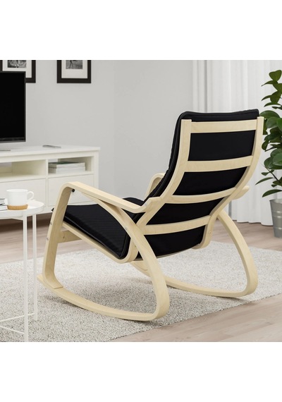 Ikea Siyah Rahat Berjer Koltuk - Sallanan Koltuk