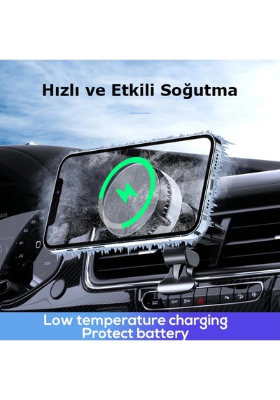 Memo Gw03 Magsafe Araç Tutucu Telefon Tutucu