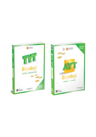Üçdörtbeş Tyt Ayt Biyoloji Soru Bankası Seti Üçdörtbeş Yayıncılık