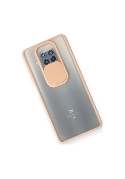 Newface - 64 - Xiaomi Mi 10t Lite Kılıf Palm Buzlu Kamera Sürgülü Silikon - Matxzngz - - Pembe