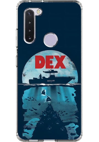 Samsung Galaxy A21 Uyumlu Şeffaf Kılıf Dexter Tasarımlı