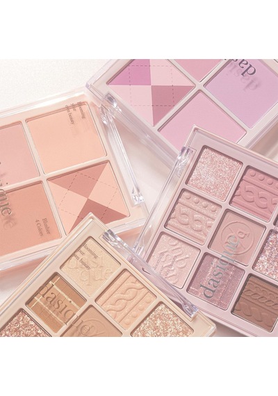 Karıştırılabilir Renk Tonlarına Sahip 4 Lü Allık Paleti Blending Mood Cheek 04 Beige Knit Çok Renkli