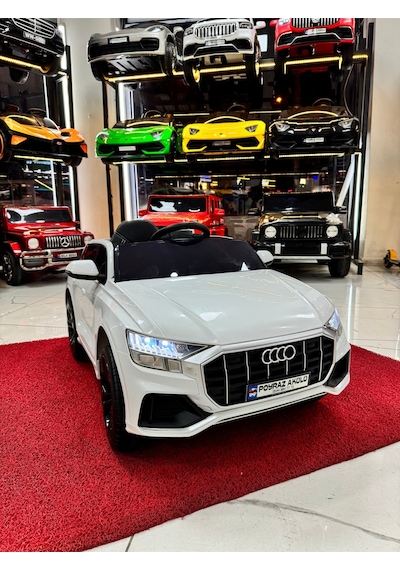 Audi Q5 12v Akülü Araba 0-5 Yaş Beyaz