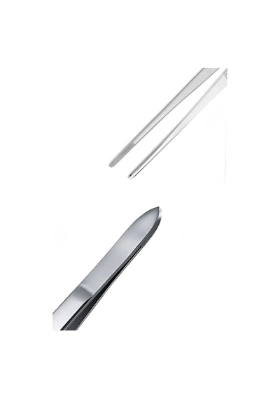 Penset 16 Cm Düz - Sivri Uçlu Nikel Kaplama