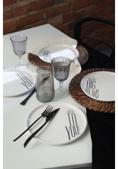 & Cherrs Pasta Tabağı 22 Cm 4 Parça 22729-30 Açık