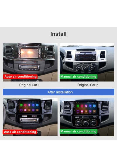 Toyota Hılux A/c 2008-2014 Multimedya Navigasyon Usb Kamera Carplayer Uyumlu