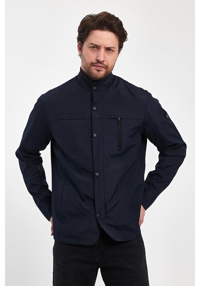 Sivaist Erkek Lacivert Regular Uzun Mevsimlik Pamuk Polyester Karışımlı Safari Mont - Lacivert Sivaist Erkek Lacivert Regular Uzun Mevsimlik Pamuk Polyester Karışımlı Safari Mont - Lacivert