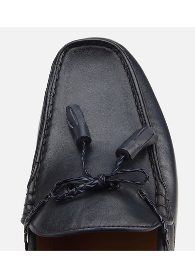 Hotiç Erkek Deri Lacivert Püskül Dikiş Detaylı Klasik Loafer 02ayh324900a680 02ayh324900a680