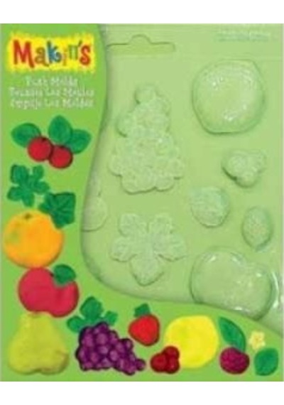 Makin'S Clay Push Mold Şekilleme Kalıbı Meyveler Kod:39002