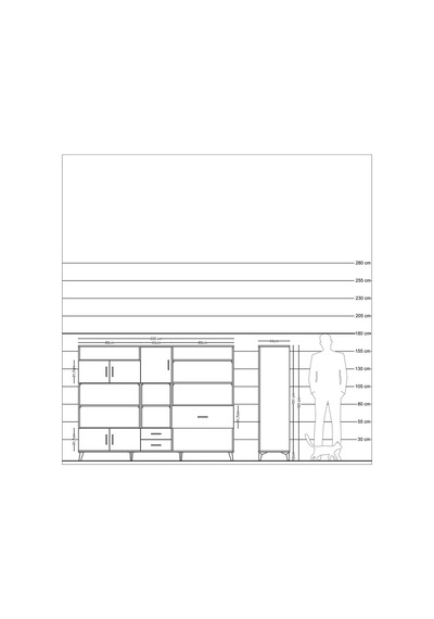 Hyperion Dolap 13 Raflı 3 Çekmeceli 5 Kapaklı 220x44x163 Antrasit Antrasit-antrasit Hyperion Dolap 13 Raflı 3 Çekmeceli 5 Kapaklı 220x44x163 Antrasit Antrasit-antrasit