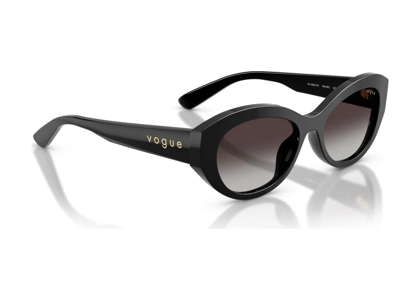 5659su W44/8g 52 Vogue Kadın Güneş Gözlüğü Siyah