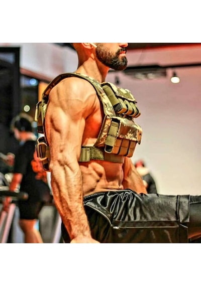 Ağırlık Yeleği 20 Kg Kamuflaj Profesyonel Antrenman Yeleği