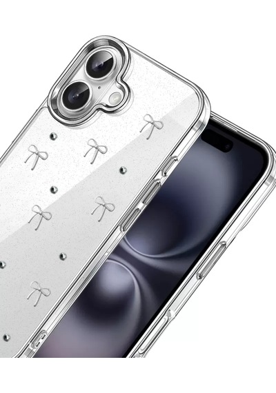 Apple Uyumlu Apple Uyumlu iPhone 16 Plus Fiyonk Desenli Kapak - Desen 5 Standart